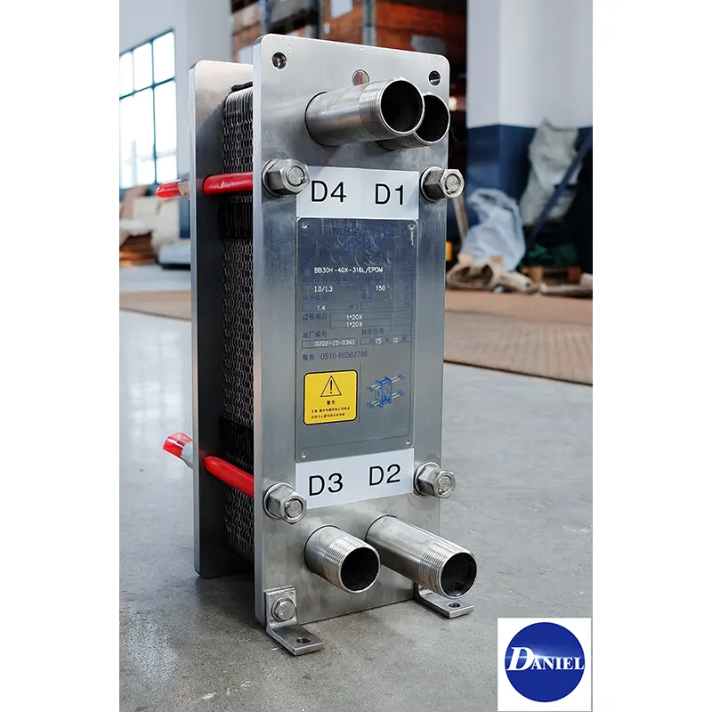 Hindi kinakalawang na asero plate heat exchanger